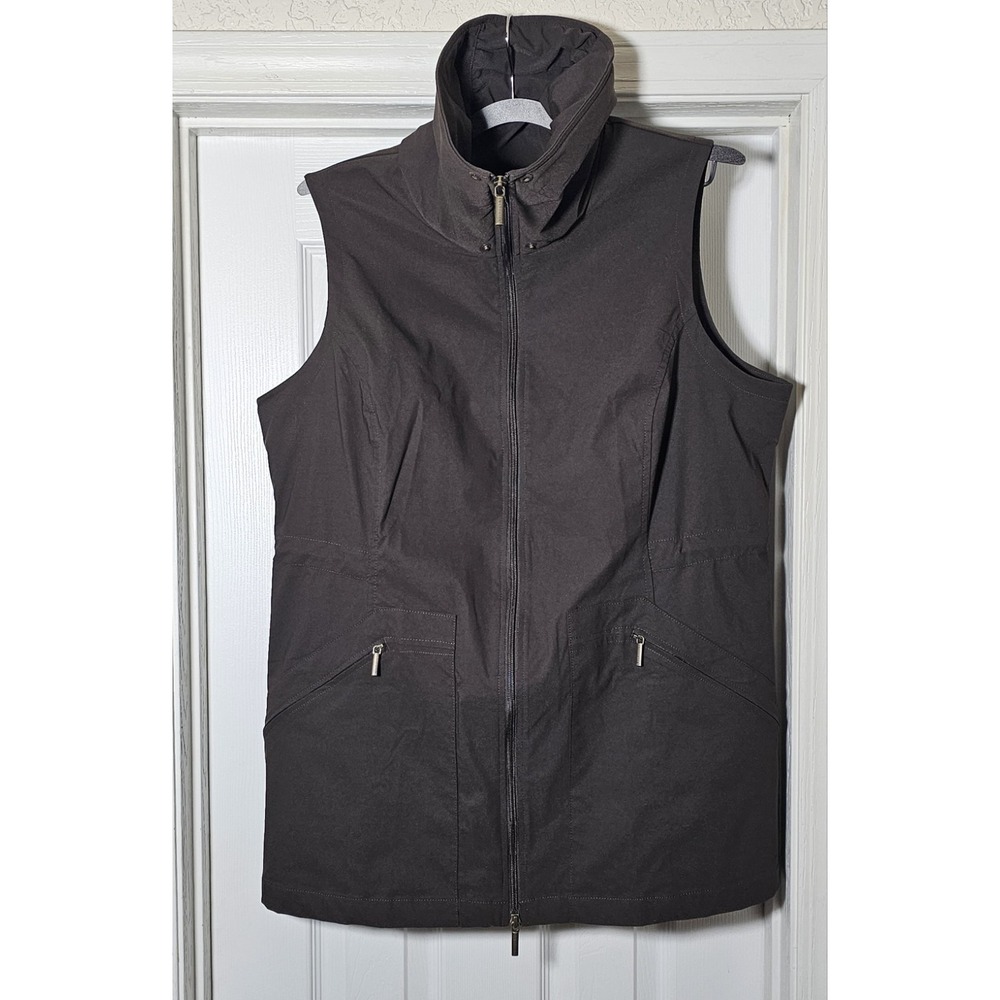 Anatomie Delaney Mid Weight Stretch Vest Women's Size XL‎ Espresso Brown
